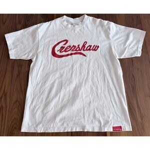 The Marathon Clothing Crenshaw T-Shirt Nipsey Hussle White Red Size XL